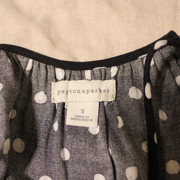 Peyton & Parker Black Polka Dot Maxi Sundress - Picture 8 of 10